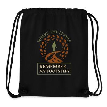 Forest Walk Overthinker Mental Reset - Stanley/Stella recycelter Gym Bag - Schwarz - Vorne
