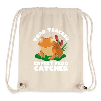Frog Catcher Toad Tracker Expert Frog - Stanley/Stella Recycled Gym Bag - natural - Front
