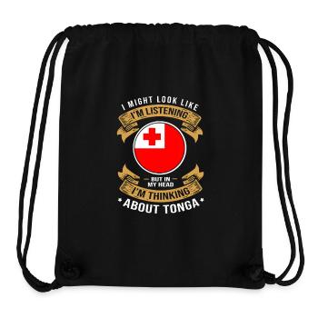 Tonga - Stanley/Stella Recycled Gym Bag - black - Front