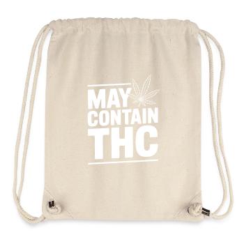 May Contain THC - Stanley/Stella Recycled Gym Bag - natural - Front