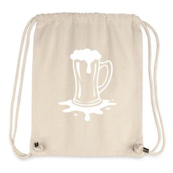 Overflowing Beer Mug Foam Party - Stanley/Stella Recycled Gym Bag - natural - Front