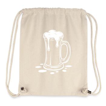 Overflowing Beer Mug Foam Party - Stanley/Stella Recycled Gym Bag - natural - Front