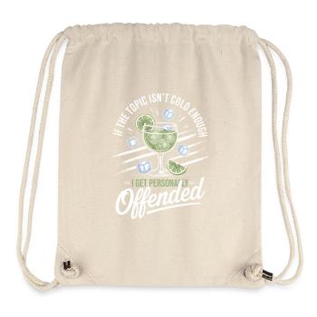 Gin If The Topic Isn't Cold Enough - Stanley/Stella Recycled Gym Bag - natural - Front