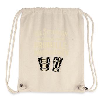 Promille-Maßnahmen witziger Partyspruch - Stanley/Stella recycelter Gym Bag - Naturweiß - Vorne