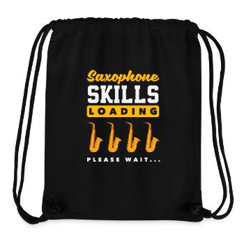 Saxophon-kenntnisse Loading Please Wait - Stanley/Stella recycelter Gym Bag - Schwarz - Vorne