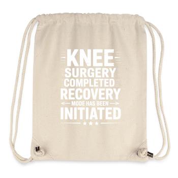 Knie-OP Genesung Freigeschaltet - Stanley/Stella recycelter Gym Bag - Naturweiß - Vorne