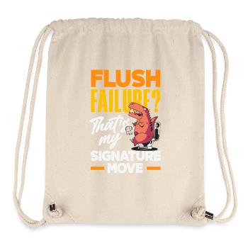 Toilet Clogging Master Funny - Stanley/Stella Recycled Gym Bag - natural - Front