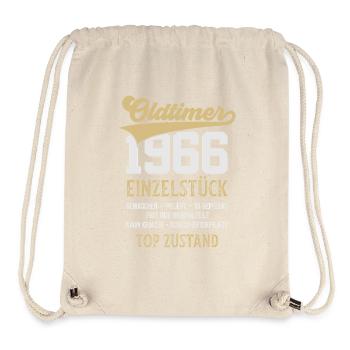 CLASSIC CAR 1966 UNIQUE PIECE 60TH BIRTHDAY - Stanley/Stella Recycled Gym Bag - natural - Front