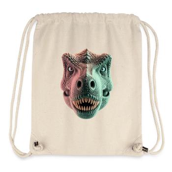  T Rex Dinosaurier Kopf Frontansicht Für Dino Fans - Stanley/Stella recycelter Gym Bag - Naturweiß - Vorne