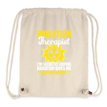 Onkologie, Strahlentechniker, Radiologietechnologe, Technologe - Stanley/Stella recycelter Gym Bag - Naturweiß - Vorne