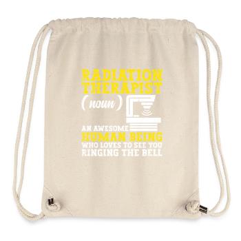 Strahlenschutz-Radiologie-Technik-Onkologie - Stanley/Stella recycelter Gym Bag - Naturweiß - Vorne