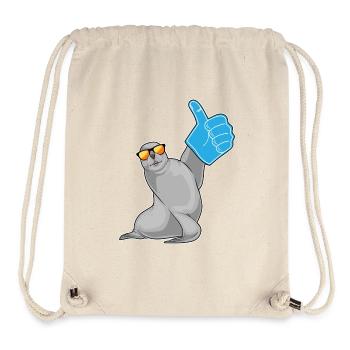 Scellez le pouce en l’air - Sac à cordon recyclé Stanley/Stella - blanc naturel - Devant