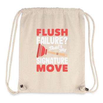 Toilet Clogging Master Funny - Stanley/Stella Recycled Gym Bag - natural - Front
