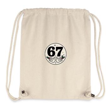 Weihnachten Jahrgang 67 Lustiges Motiv - Stanley/Stella recycelter Gym Bag - Naturweiß - Vorne