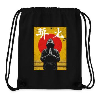 Budo-Spirit!  Japanisches Kampfkunst Design - Stanley/Stella recycelter Gym Bag - Schwarz - Vorne