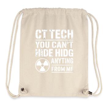 CT Tech: Nichts zu verbergen - Stanley/Stella recycelter Gym Bag - Naturweiß - Vorne