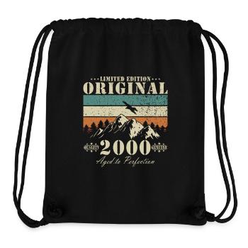 Limitierte Original 2000 – Reife Kunst - Stanley/Stella recycelter Gym Bag - Schwarz - Vorne