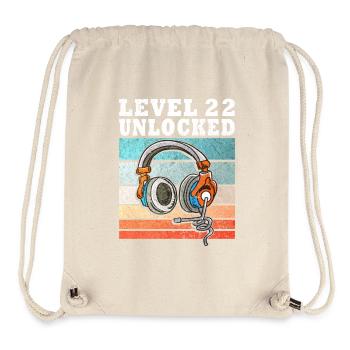 Level 22 Unlocked - Stanley/Stella Recycled Gym Bag - natural - Front