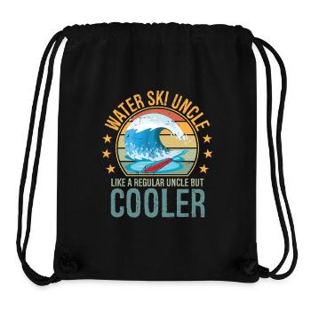 Waterski Uncle Uncle Day Ski Lover Uncle Water Ski - Stanley/Stella Recycled Gym Bag - black - Front