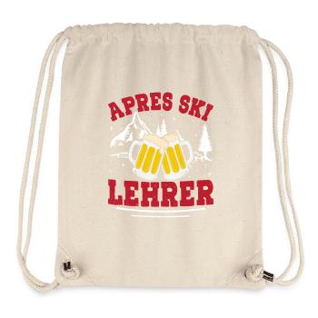 Ski APRES-SKI MONITEUR DE SKI Soirée Amusant - Sac à cordon recyclé Stanley/Stella - blanc naturel - Devant