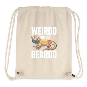 Seltsamer Bartdrachen-Tee - Stanley/Stella recycelter Gym Bag - Naturweiß - Vorne