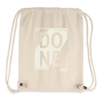 Done 2026 – Abi geschafft Design - Stanley/Stella recycelter Gym Bag - Naturweiß - Vorne