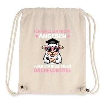 Bachelorprüfung Studentin Bachelor Abschluss - Stanley/Stella recycelter Gym Bag - Naturweiß - Vorne