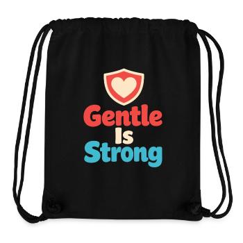 Sanfte Erziehungsidentität, Langsames - Stanley/Stella recycelter Gym Bag - Schwarz - Vorne