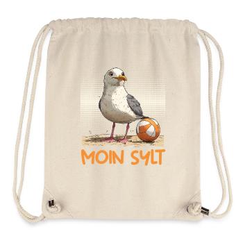 Nordsee Urlaub MOIN SYLT Wattenmeer Lustig - Stanley/Stella recycelter Gym Bag - Naturweiß - Vorne