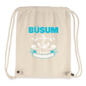 Büsumer Wattenmeer BÜSUM NORDSEEZAUBER Lustig - Stanley/Stella recycelter Gym Bag - Naturweiß - Vorne