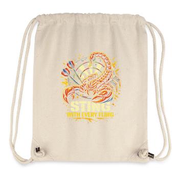 Darts | Sting with every Fling - Skorpion - Stanley/Stella Recycled Gym Bag - natural - Front