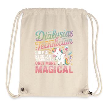 Magischer Dialyse-Techniker Unicorn - Stanley/Stella recycelter Gym Bag - Naturweiß - Vorne