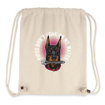 Pipelayer Pipes Don't Leak On My Watch - Stanley/Stella Recycled Gym Bag - natural - Front