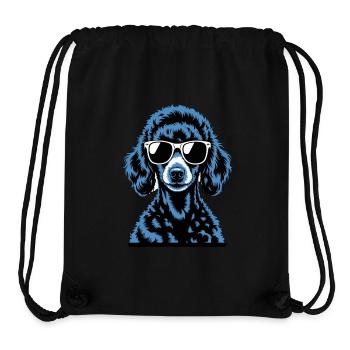 Schwarzer Pudel - Stanley/Stella recycelter Gym Bag - Schwarz - Vorne