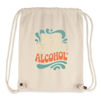 Peut contenir de l’alcool Alkohol Mallorca Saufen JGA - Sac à cordon recyclé Stanley/Stella - blanc naturel - Devant