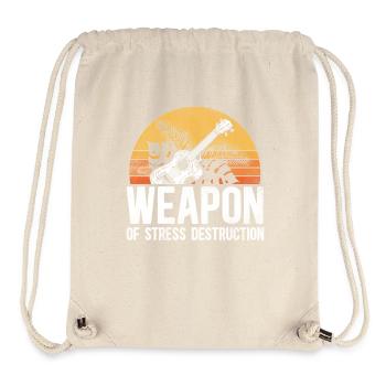 Hawaiian Ukulele Uke Retro Vintage - Stanley/Stella Recycled Gym Bag - natural - Front