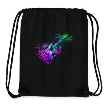 Hawaiian Ukulele Uke Watercolor - Stanley/Stella recycelter Gym Bag - Schwarz - Vorne