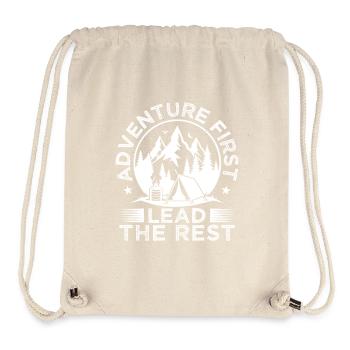 boys scout Scouting Adventures First Scout - Stanley/Stella recycelter Gym Bag - Naturweiß - Vorne