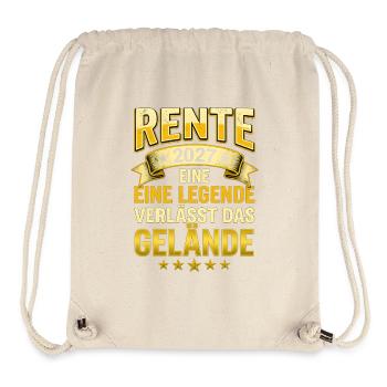 Rente 2027 – Eine Legende verlässt Gelände - Stanley/Stella recycelter Gym Bag - Naturweiß - Vorne