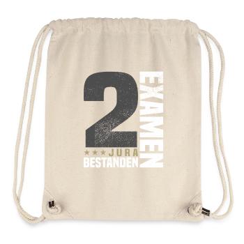 Glückwunsch 2. Examen Jura - Stanley/Stella recycelter Gym Bag - Naturweiß - Vorne