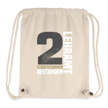 2. Staatsexamen Lehramt - Stanley/Stella recycelter Gym Bag - Naturweiß - Vorne