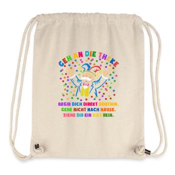 Cheers | Confetti | Go to the bar | Costume - Stanley/Stella Recycled Gym Bag - natural - Front