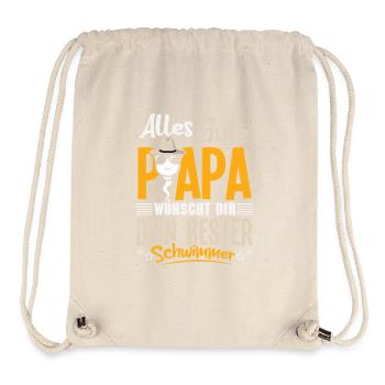 Alles Gute Papa wünscht dir dein bester Schwimmer - Stanley/Stella recycelter Gym Bag - Naturweiß - Vorne
