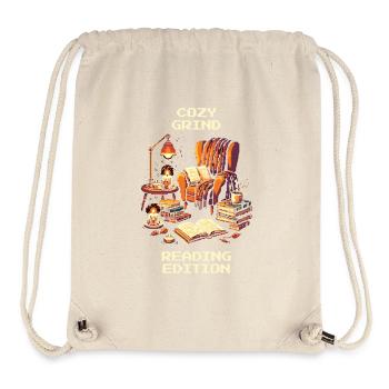 Gemütlicher Grind | Cozy Lesen Bücher - Stanley/Stella recycelter Gym Bag - Naturweiß - Vorne