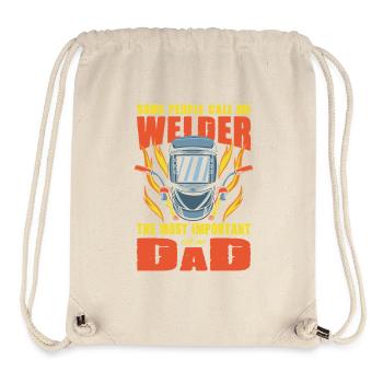 Schweißer Spruch Geschenke Für Metallbauer  - Stanley/Stella recycelter Gym Bag - Naturweiß - Vorne