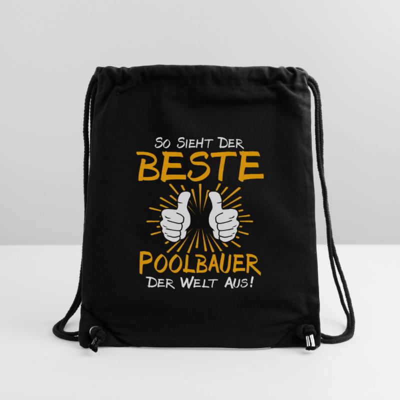 Idée cadeau pour constructeur de piscines Sac à cordon recyclé Stanley/Stella