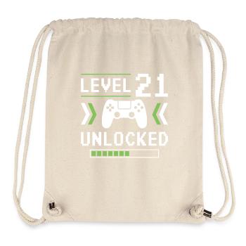 21st Birthday Level 21 unlocked - Stanley/Stella Recycled Gym Bag - natural - Front