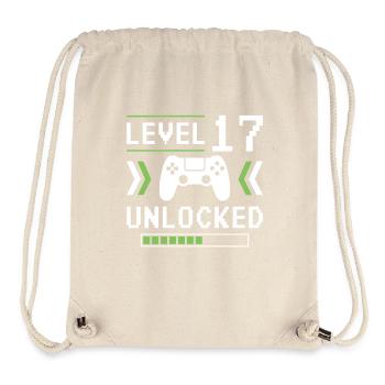 17th Birthday Level 17 unlocked - Stanley/Stella Recycled Gym Bag - natural - Front