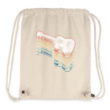 Hawaiian Ukulele Uke Retro Vintage - Stanley/Stella Recycled Gym Bag - natural - Front