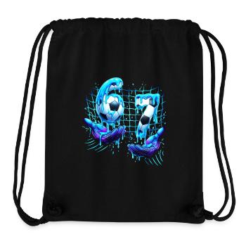 Soccer 67 Funny Six Seven Hands meme - Stanley/Stella recycelter Gym Bag - Schwarz - Vorne